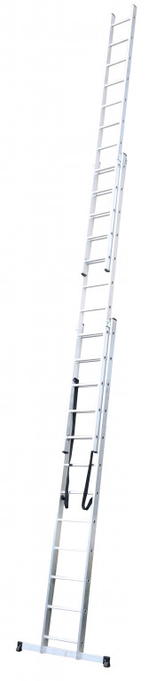 ALDOTRADE Žebřík hliníkový 3x12 HOME