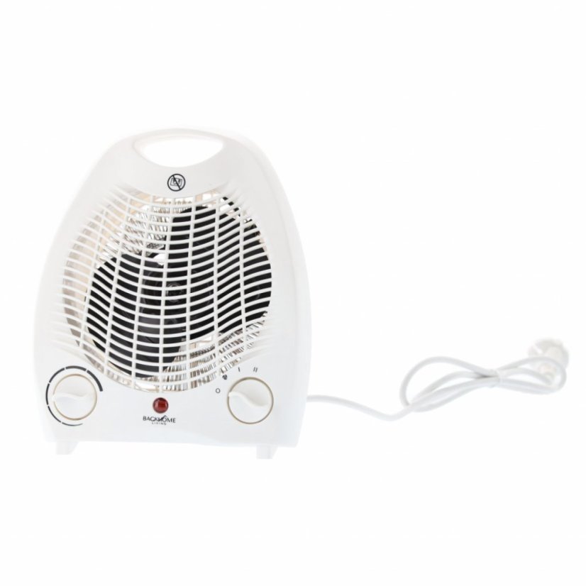 Ohrievač s ventilátorom BACKHOME biele 2000W