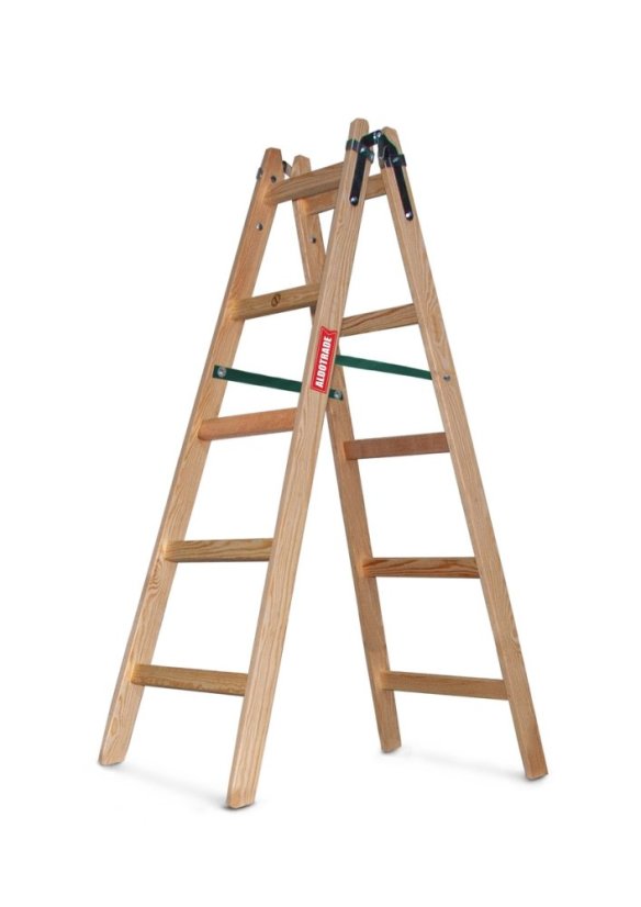 ALDOTRADE Drevený rebrík - štafle 2x5