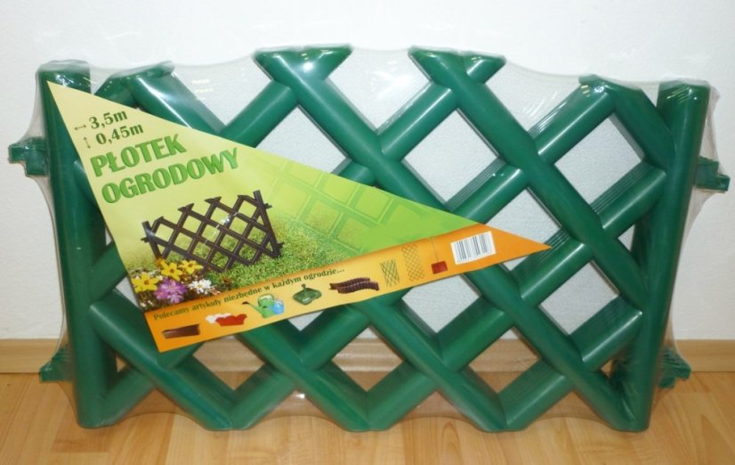 ALDOTRADE Záhradný plôtik - mreža - Názov varianty: Hnedá