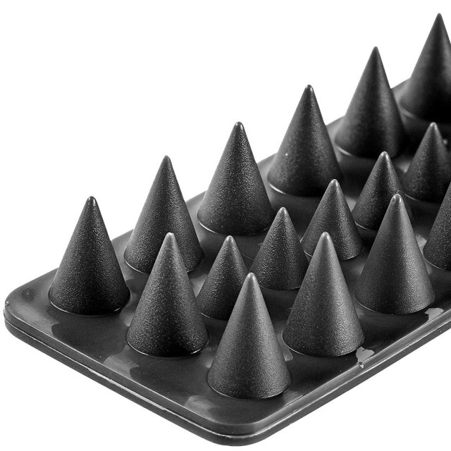 ALDOTRADE Hroty ochranné proti holubom PE 4,5x50cm - Názov varianty: Černá