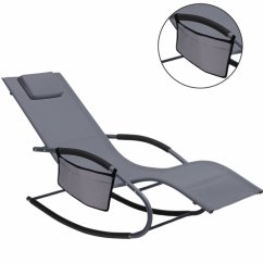 Záhradné hojdacie ležadlo 148x63x87cm tmavo sivé