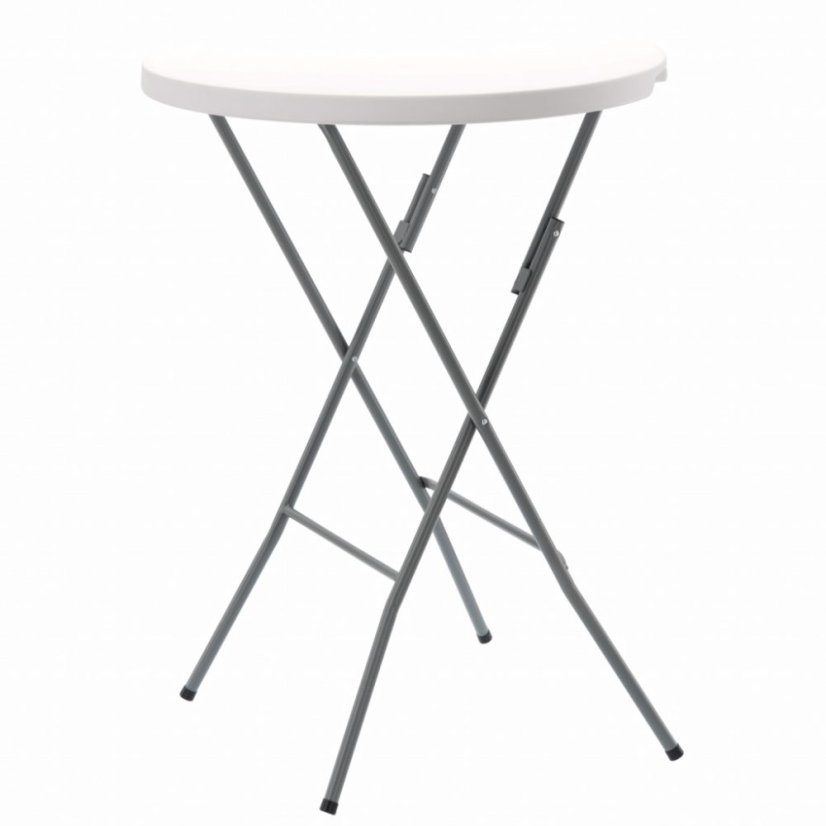Skladací cateringový stôl okrúhly 80x110 cm