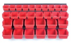 ALDOTRADE Kistenberg Závesný panel s 30 boxy na naradie ORDERLINE