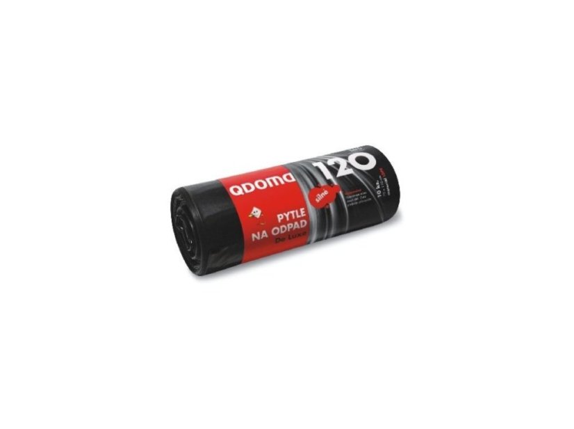 ALDOTRADE vrecia na odpadky 120l (10ks) 70x110cm ČER 32µ SILNÉ