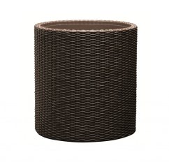 Keter Kvetináč Cylinder L 39L hnedá