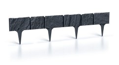 Lem trávnika palisáda GARDEN STONE 3,9m