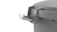 Odpadkový kôš Dustbin 50l sivý