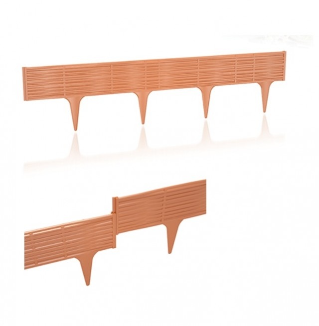 ALDOTRADE Záhradný lem trávnika IBWI 3,9m - Názov varianty: Teracota