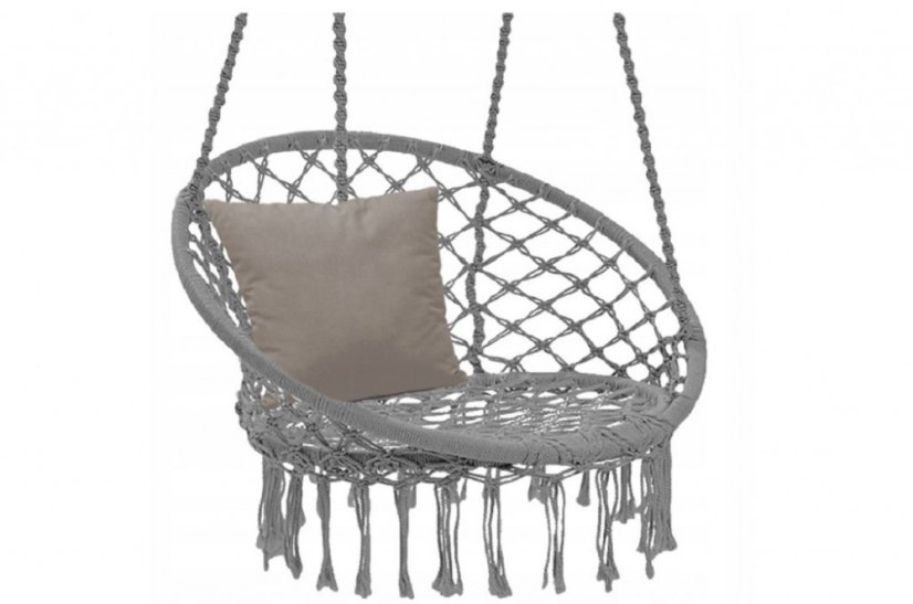 Záhradné závesné kreslo BOHO 80x60x120 cm