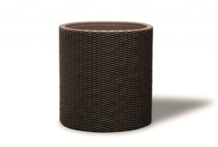 Keter Kvetináč Cylinder M 18L hnedá