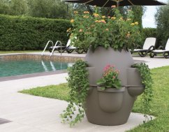 Veľký okrasný kvetináč OASI cappuccino