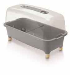 ALDOTRADE Sadbovač Respana Planter Wood Low SET 78 cm sivý