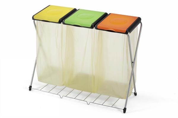 ALDOTRADE Odpadkový kôš na triedený odpad NATURE PLUS 3 prenosný