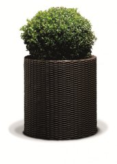 Keter Kvetináč Cylinder L 39L hnedá