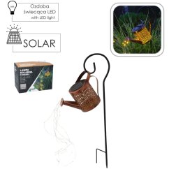 Lampa solárna KRHLA, 37 LED teplá biela