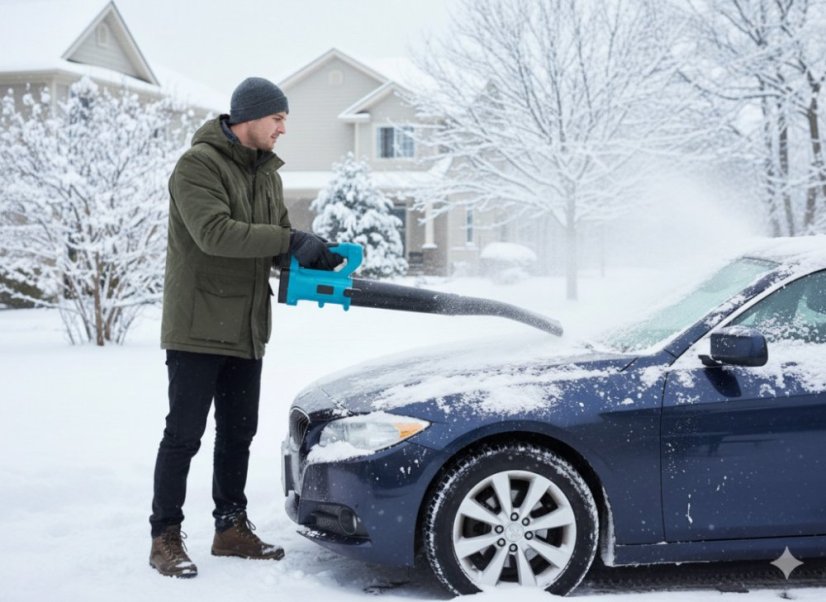 Fúkač na lístie 1500 W, 21 V