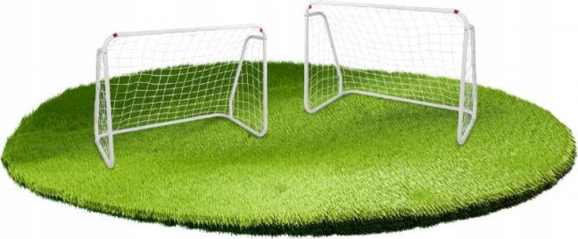 Futbalová bránka 124x96x61 cm so sieťou, 2ks