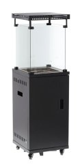 ALDOTRADE terasový plynový ohrievač BISTRO 136cm čierny