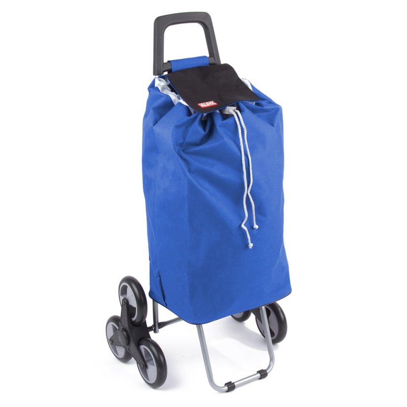 ALDOTRADE Nákupná taška na kolieskách MADRID modrá