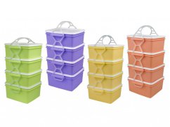 ALDOTRADE Obedár 4x1,4l hranatý