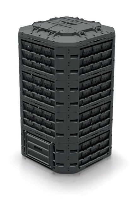 Kompostér COMPOGREEN VARIO 1250l čierny