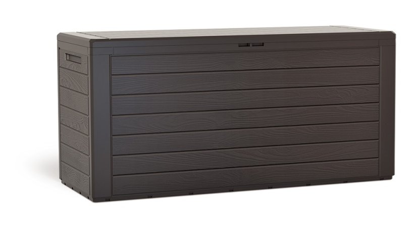 ALDOTRADE Prosperplast Záhradný box WOODEBOX 280l hnedý