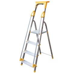 ALDOTRADE Schodíky domáci s madlom Profi Al 4 ZADARMO plastová plošinka