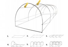 ALDOTRADE Fóliovník záhradný 4x2,5x2m