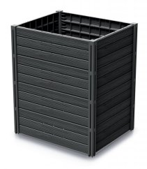 Vyvýšený záhon 2 ks BASE PLANT 75,6 cm - antracit
