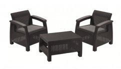 Keter záhradný set Corfu WEEKEND grafit