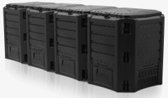 ALDOTRADE Kompostér Prosperplast Compogreen 1600l čierny