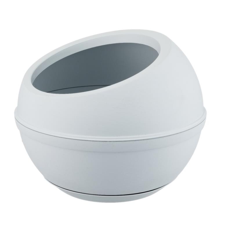 Kvetináč SFERA 23l, svetlo sivý