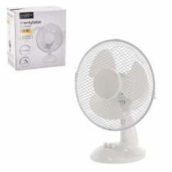 Stolný ventilátor biely 25W