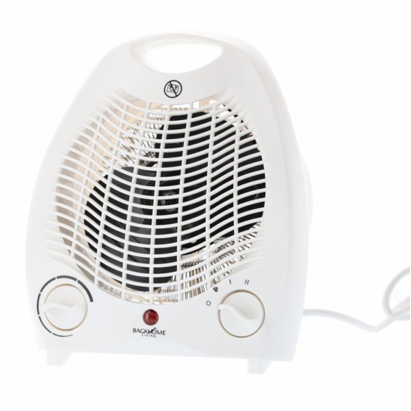 Ohrievač s ventilátorom BACKHOME biele 2000W