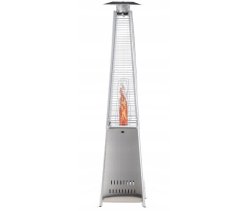 ALDOTRADE Plynový ohrievač na terasu Pyramída nerez