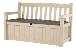 Lavica Eden Garden Bench 265l béžová/hnedá