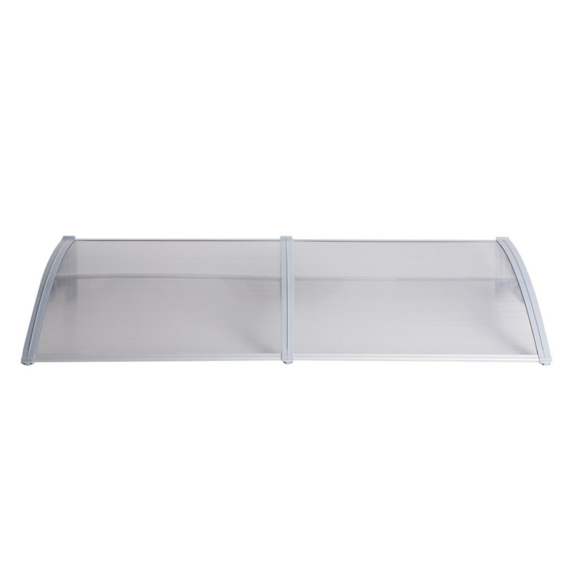 ALDOTRADE Dverná vchodová strieška Standart 100x200 cm - Názov varianty: Hnědá