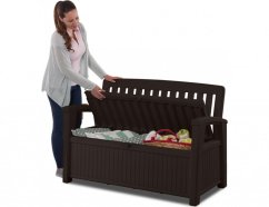 Lavica Patio Bench hnedá