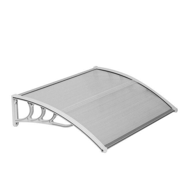 ALDOTRADE Dverná vchodová strieška Standart 100x150 cm - Názov varianty: Hnedá