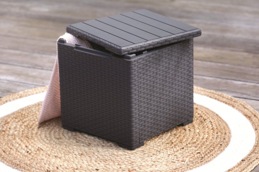 Keter Úložný stôl Vigo Grafit 37x37x37 cm