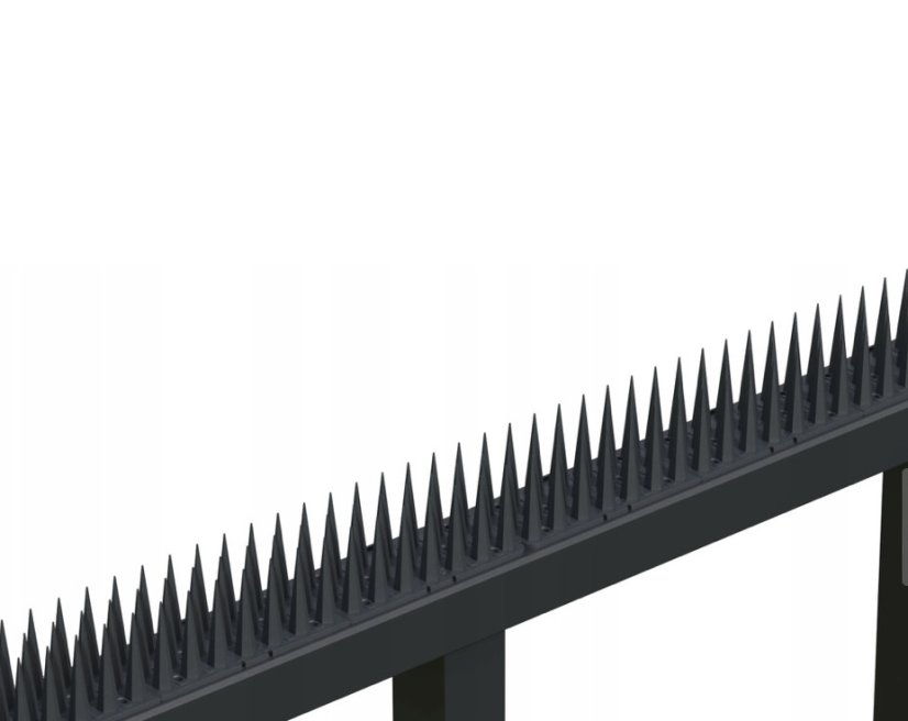 ALDOTRADE Hroty ochranné proti holubom PE 4,5x44,5cm - Názov varianty: Bielá