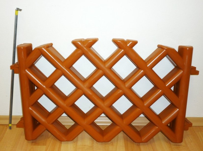 ALDOTRADE Záhradný plôtik - mreža - Názov varianty: Hnedá