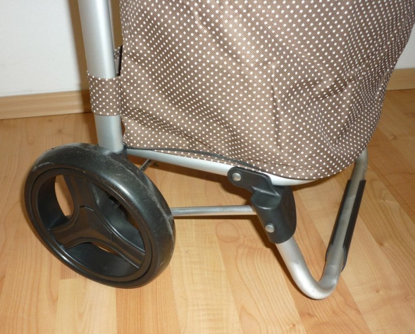 ALDOTRADE Nákupní taška na kolieskach PRAGA hnedá