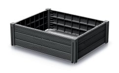 Vyvýšený záhon BASE PLANT 75,6 cm - antracit