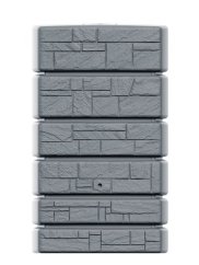 Sud na dažďovú vodu TOWER STONE 500l sivý