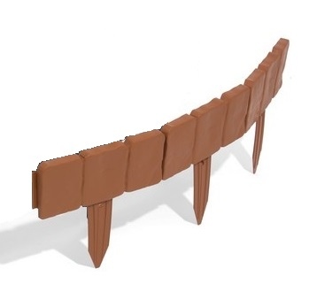 ALDOTRADE Záhradný obrubník plastový kameň 2,5m - Názov varianty: Sivá