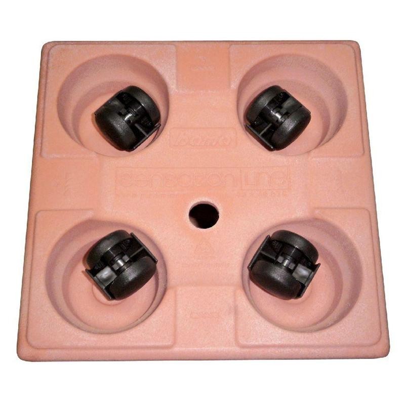 Kvetináč PIRAMIDE 50x50x87cm, antracit