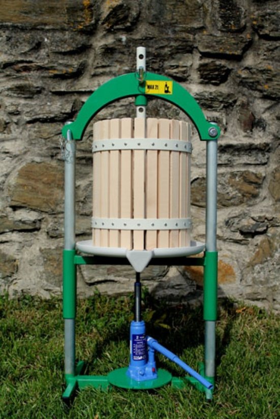 ALDOTRADE Lis na ovocie hydraulický 20l - Názov varianty: Plastová výlevka