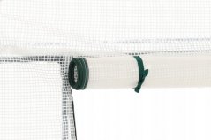 ALDOTRADE Záhradný fóliovník s policami 140x140x200cm biely